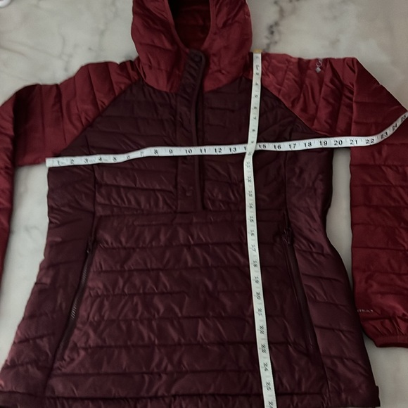 Columbia Powder Lite Omni-heat Insulated Anorak Malbec Thermal Jacket Sz M NWOT - Picture 5 of 16
